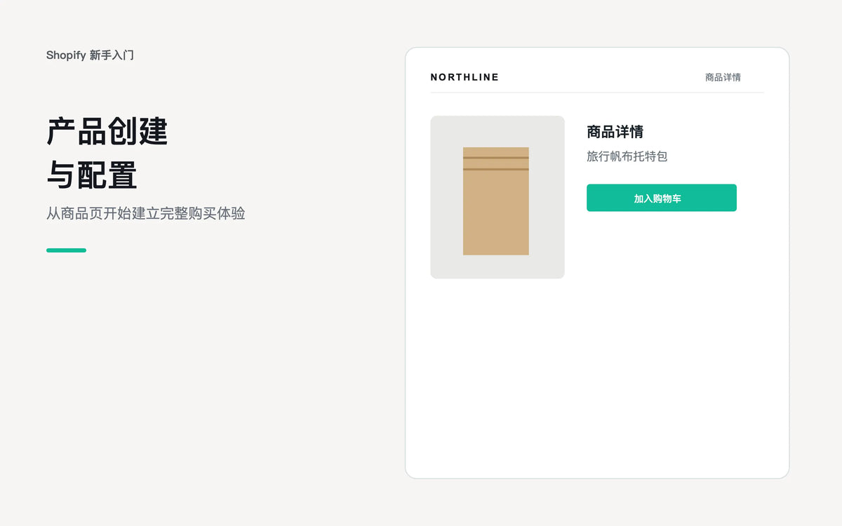 产品创建与配置 - Shopify 新手入门