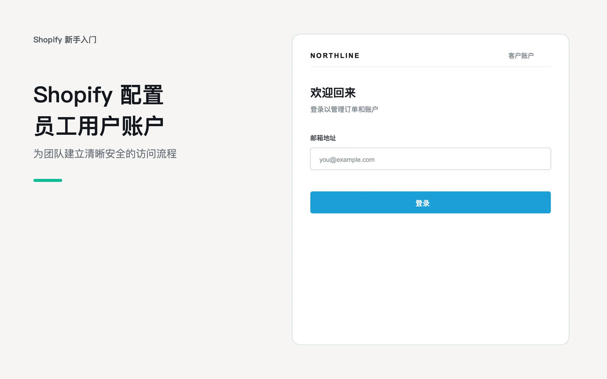 Shopify配置员工用户账户 - Shopify 新手入门